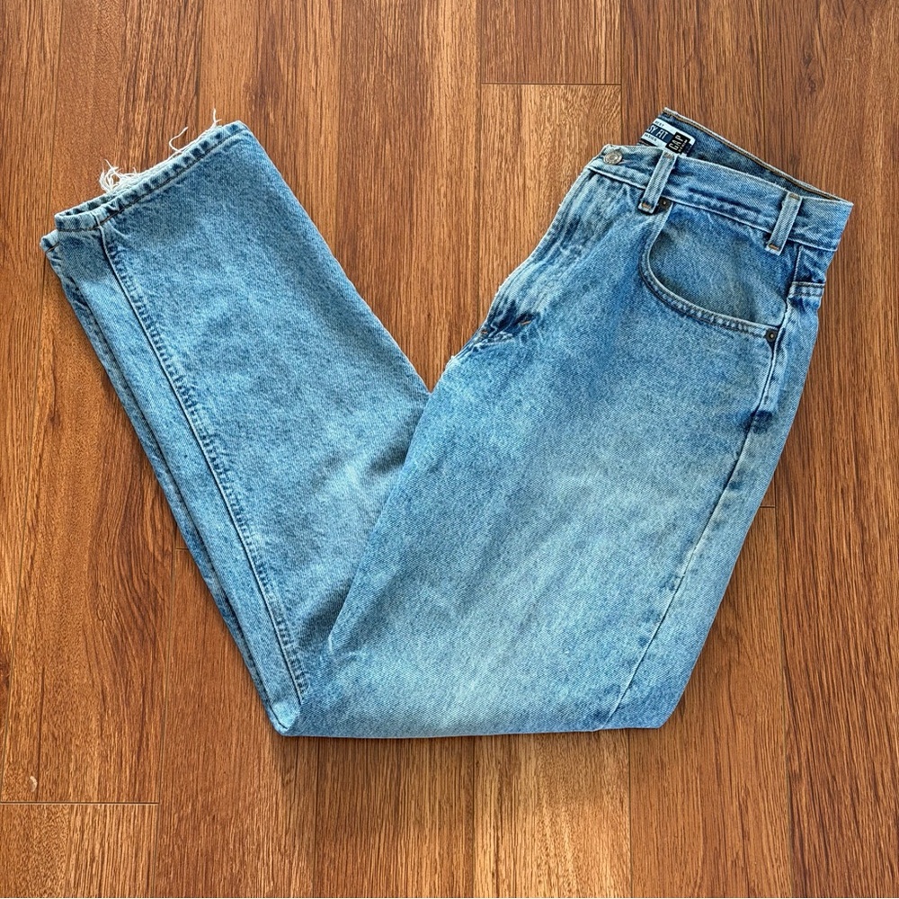 Vintage Gap Light Wash Men Jeans 32x32 Blue Denim Easy Fit Best Basics
